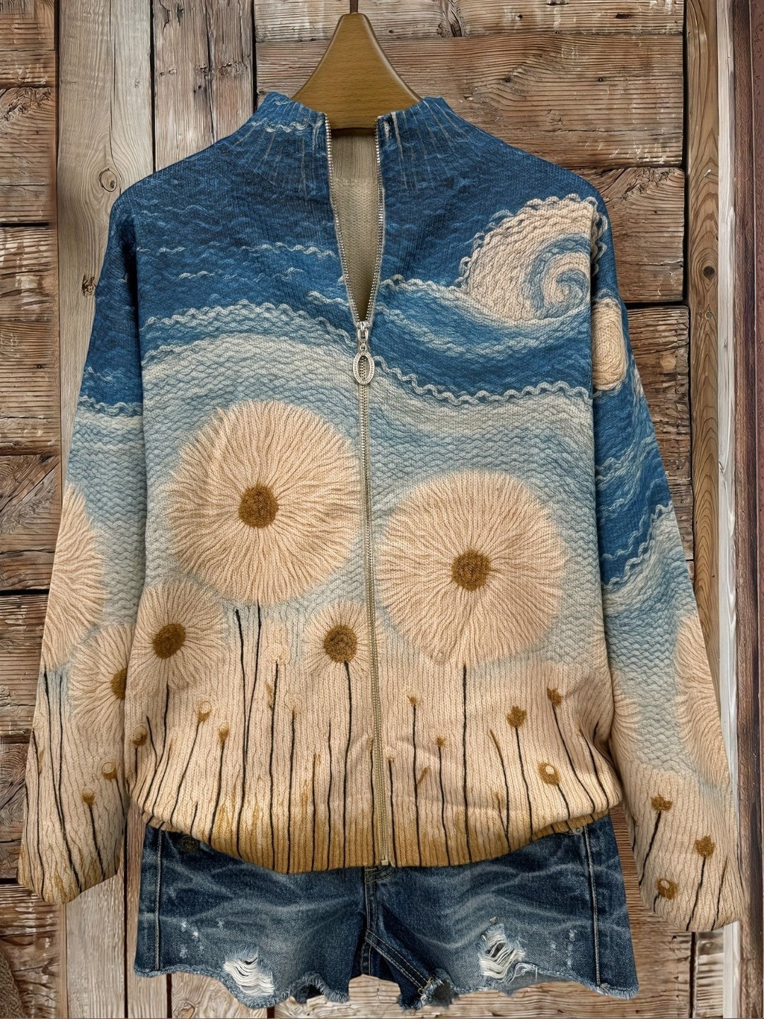 Renate - Vest met paardenbloemmotief - afbeelding 6
