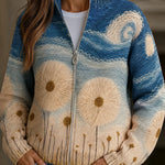 Renate - Vest met paardenbloemmotief