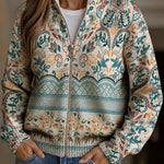 Gisela - Vest met bloemenrand