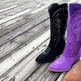 Midnight Suede Boots