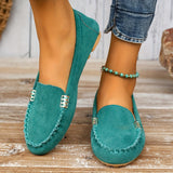 Linda - Ballerinamocassins - Groen