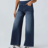 Comfortabele jeans met hoge taille