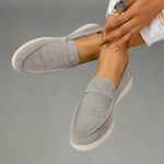 Ava - Comfortabele casual mocassins - Lichtgrijs
