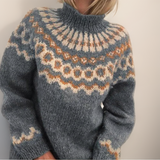Carla - Vintage trui - Grijs