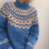 Carla - Vintage trui - Blauw