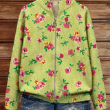 Elke - Groen vest met bloemenpatroon - afbeelding 6