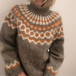 Carla - Vintage trui - Kaki
