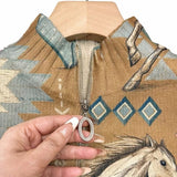 Brigitte - Gebreid vest met paarden- en cactusmotief - afbeelding 7