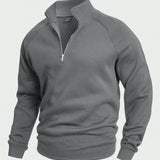 Zip-up met halve rits