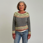 Frances - Vintage gebreide trui - vooraanzicht