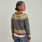 Frances - Vintage gebreide trui - achteraanzicht