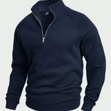 Zip-up met halve rits