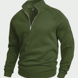 Zip-up met halve rits