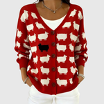 Elisabeth - Comfortabele gebreide cardigan met knopen