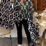 Casual blouse met lange mouwen en print