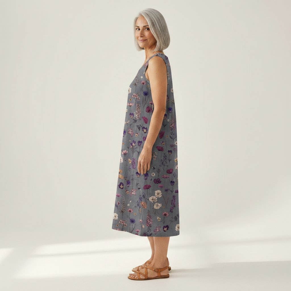 Sera - Mouwloze midi-jurk - afbeelding 3