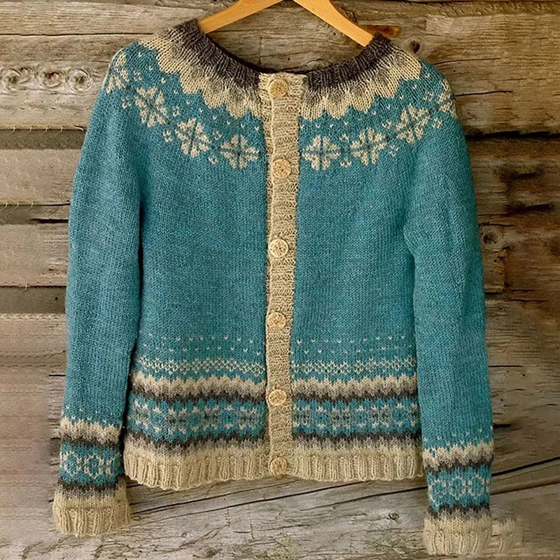 Cassandra - Vintage gebreid vest