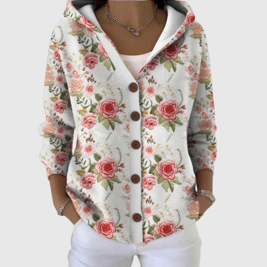 Magdalena - Comfortabele gebreide cardigan met capuchon