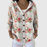 Magdalena - Comfortabele gebreide cardigan met capuchon