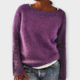 Fiona - Vintage trui - Paars