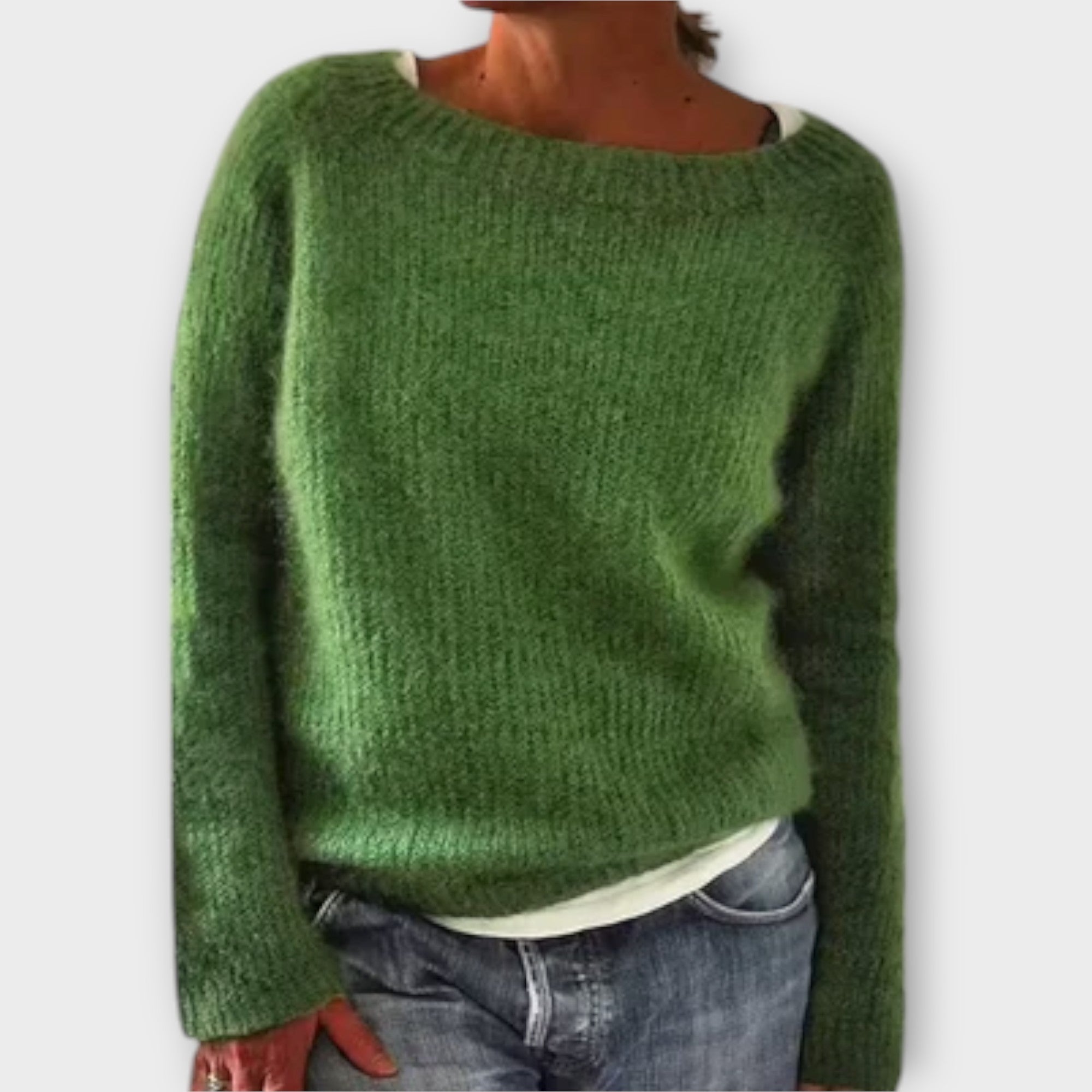 Fiona - Vintage trui - Groen