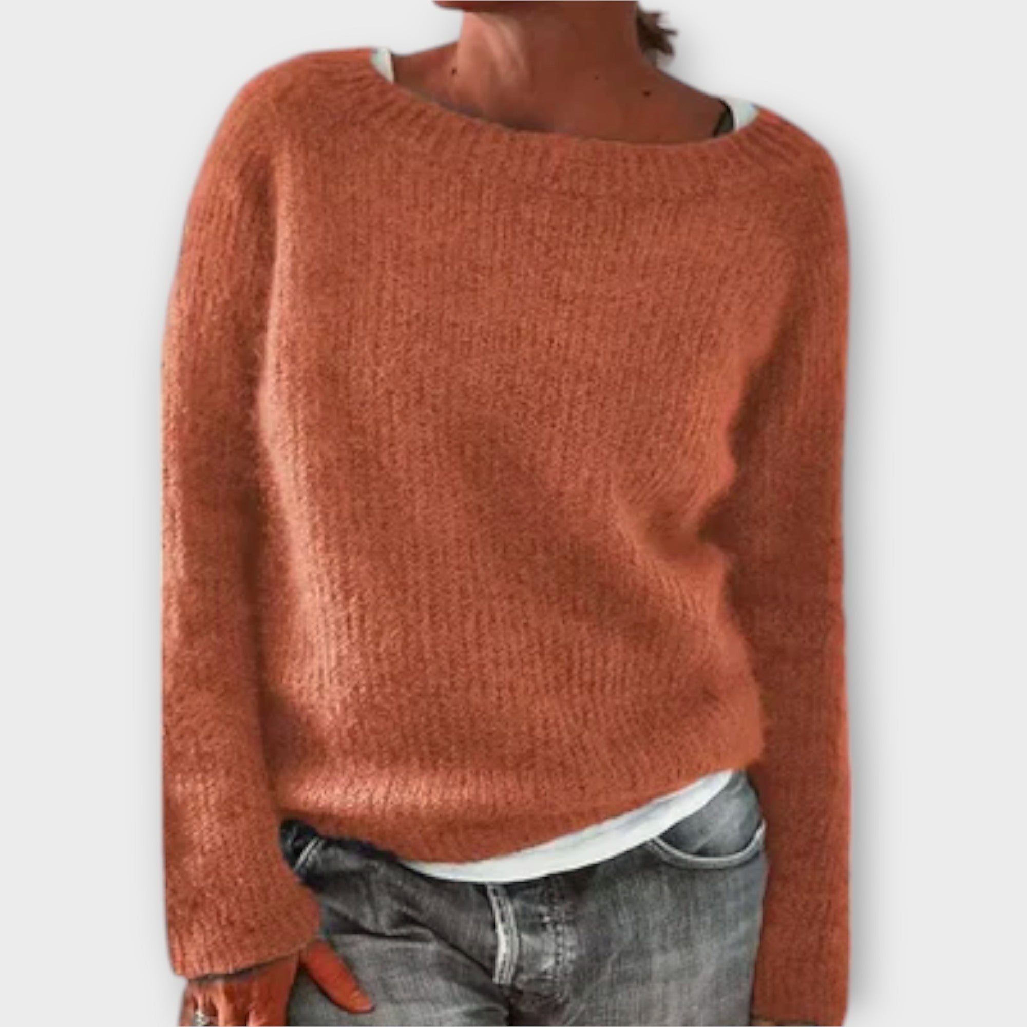 Fiona - Vintage trui - Oranje