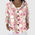 Marlene - Comfortabele gebreide cardigan met capuchon
