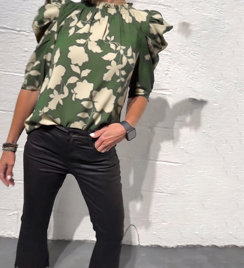 Laluna® | Blouse Pompmouw Ruche