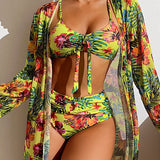 Glenda - Bikini met Bloemenrok