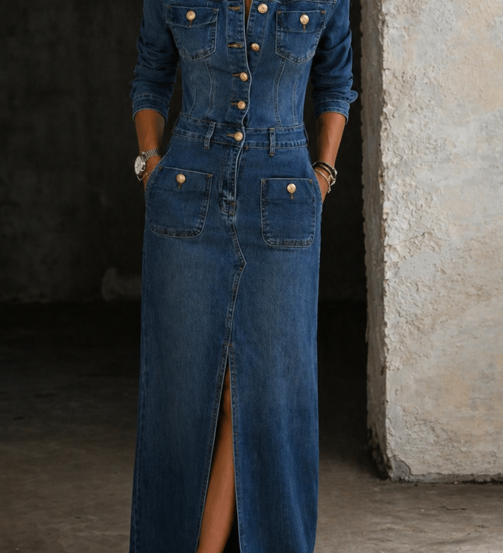 Gaby - Klassiek en comfortabel jeansjack - Blauw