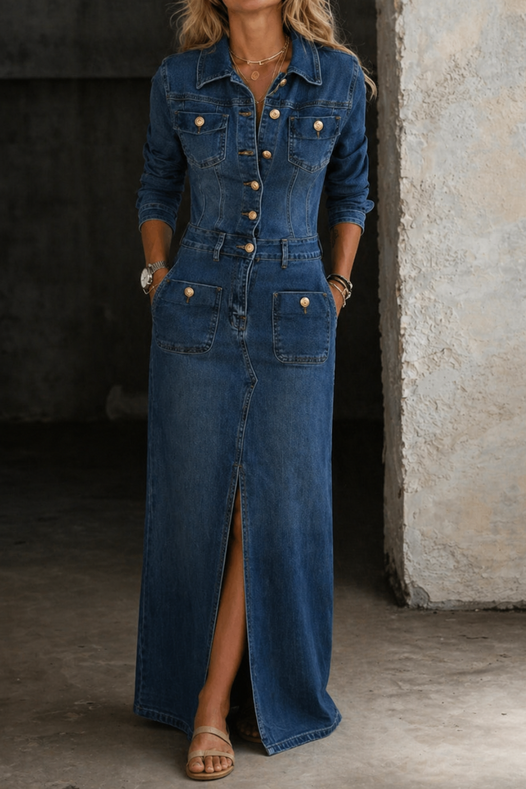 Gaby - Klassiek en comfortabel jeansjack - Blauw