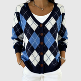 Frieda - Comfortabele gebreide cardigan met knopen