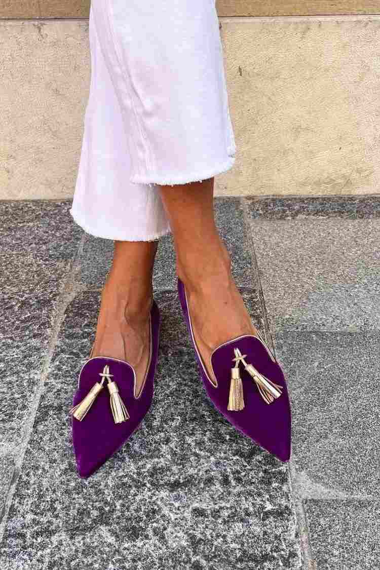 Portia - Boho-instappers met franjes - afbeelding 6