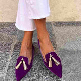 Portia - Boho-instappers met franjes - afbeelding 6