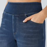 Comfortabele jeans met hoge taille