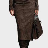 Marjan - Midi-jurk met lange mouwen - afbeelding 5