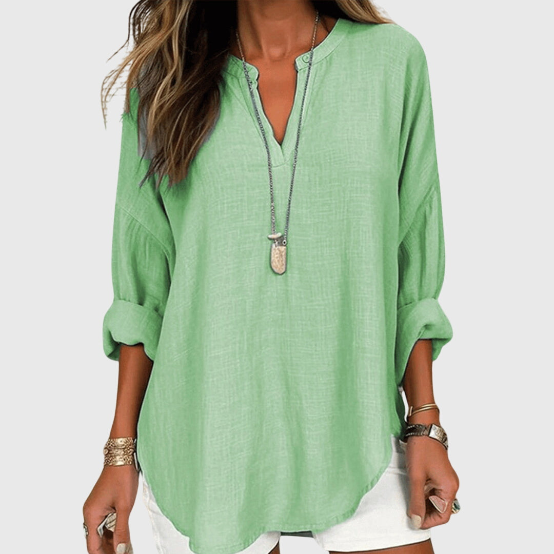 Lenara Elegante en Luchtige Strandblouse