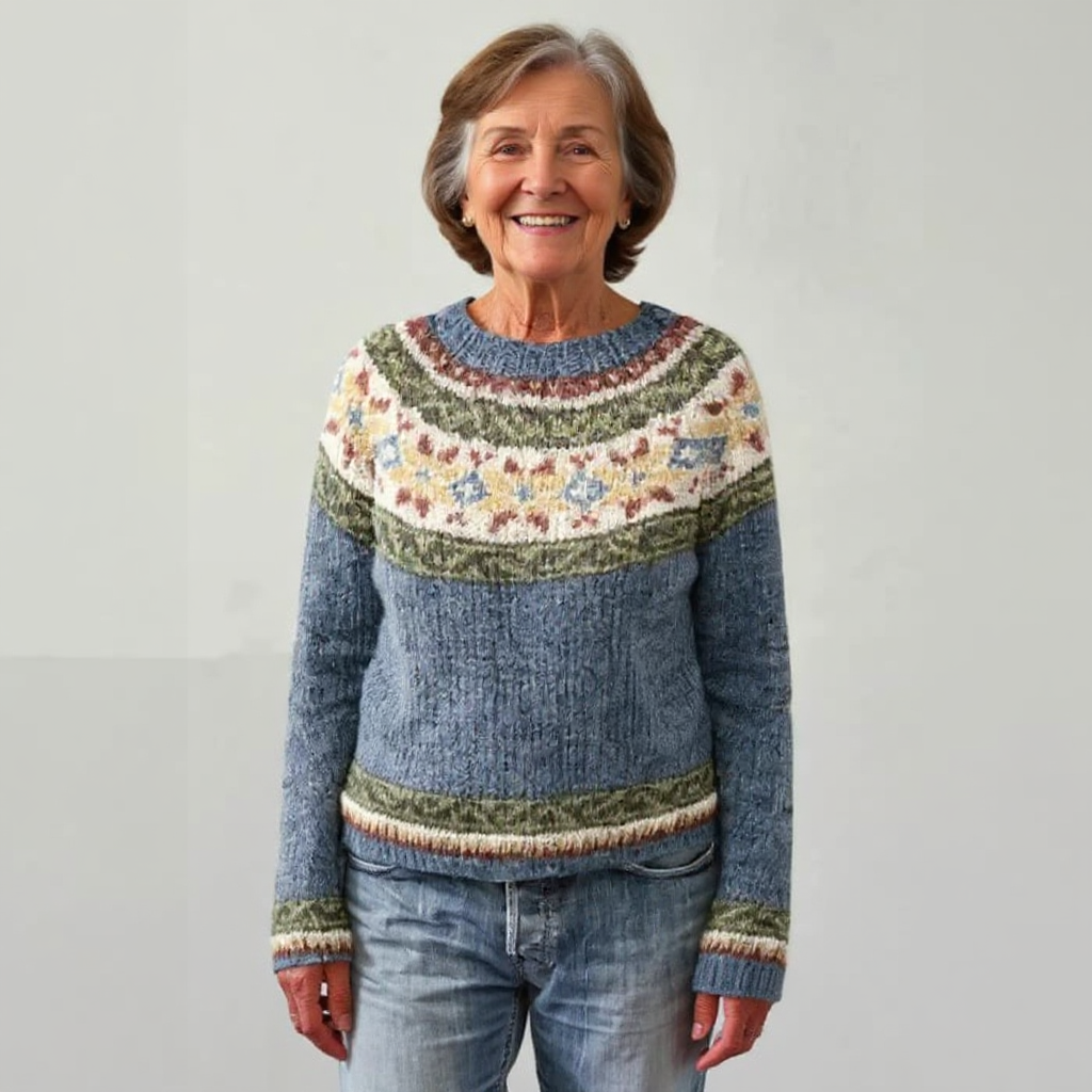 Deborah - Vintage trui - vooraanzicht