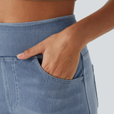 Comfortabele jeans met hoge taille