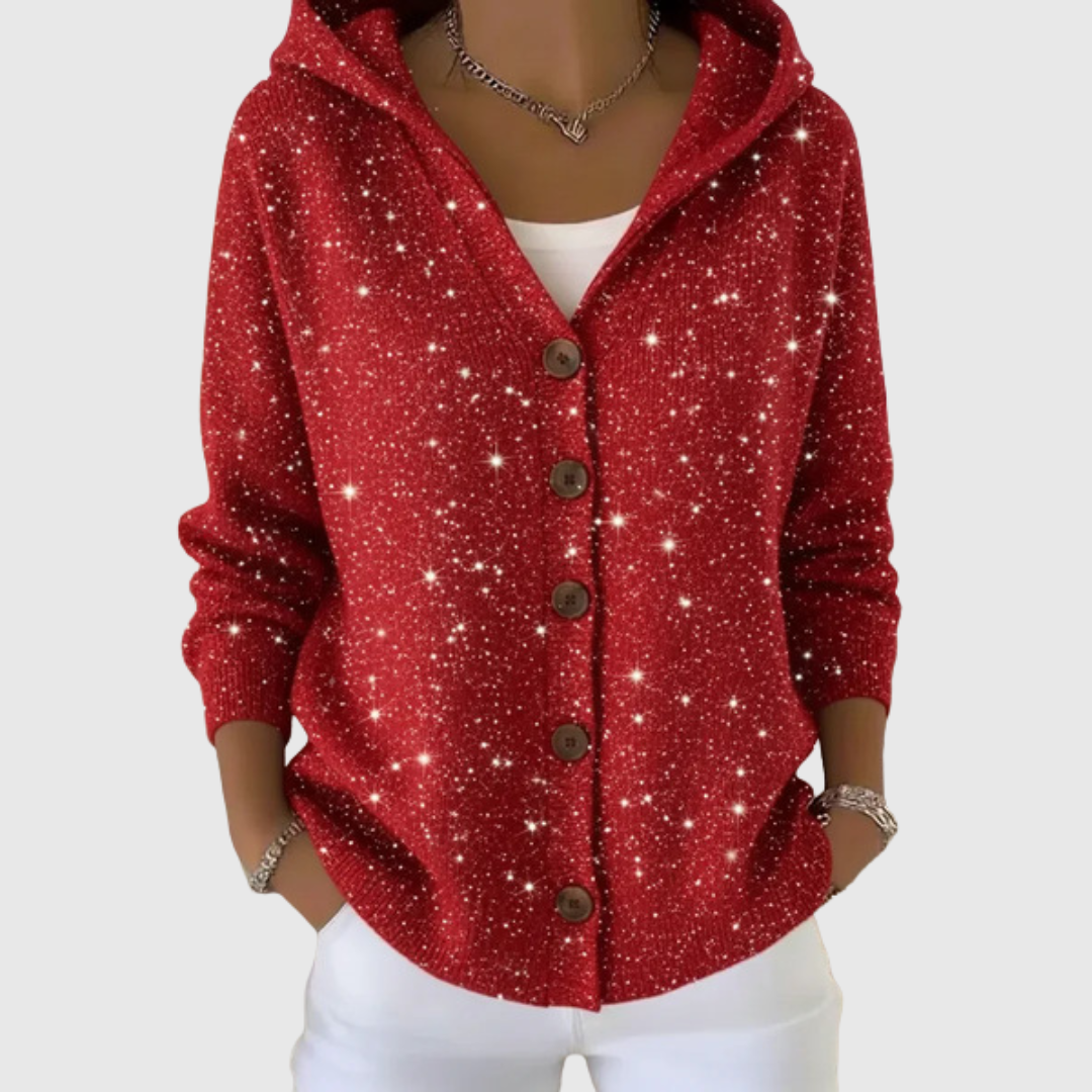 Marie - Comfortabele gebreide cardigan met capuchon