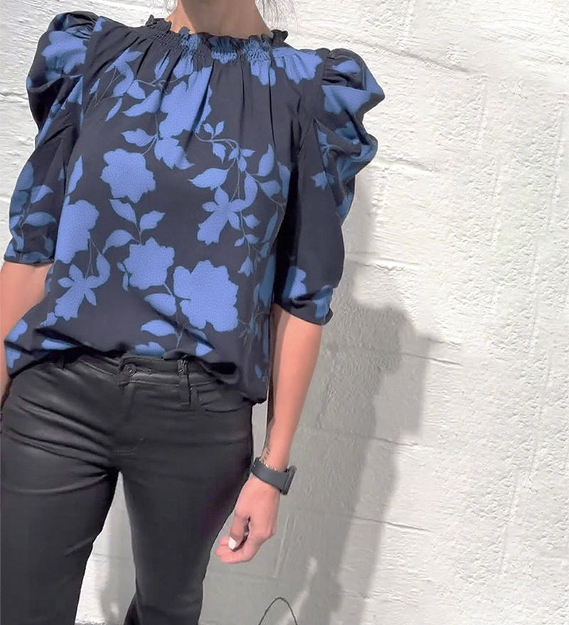 Laluna® | Blouse Pompmouw Ruche
