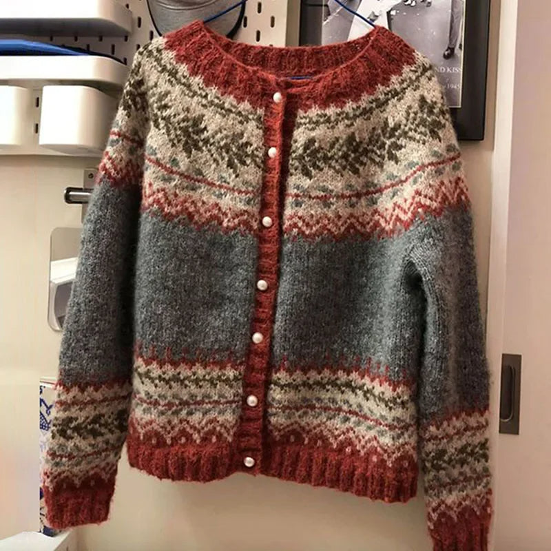 Jessica - Vintage gebreid vest