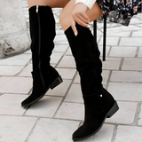 Stijlvolle Suède Knieboots