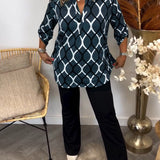 Casual blouse met lange mouwen en print