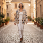 Charlotte - Vest met kattenpatroon - sfeerbeeld
