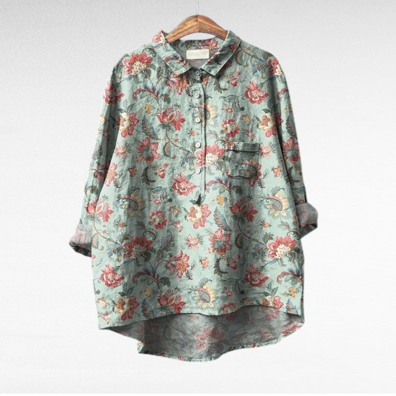 Claire stijlvolle zomerblouse