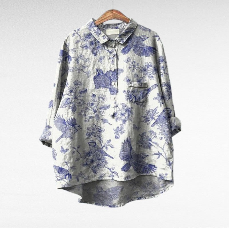 Claire stijlvolle zomerblouse