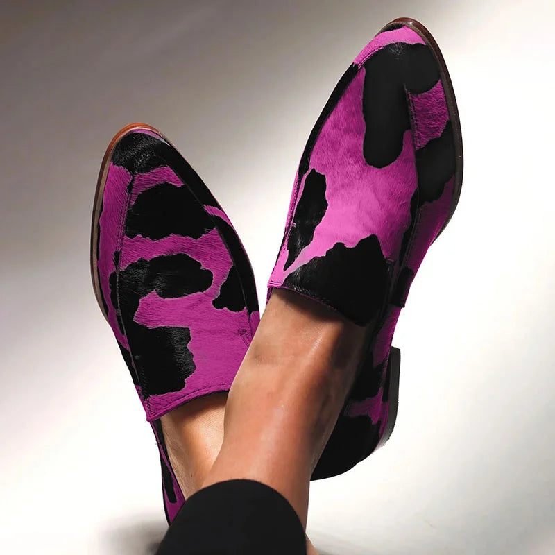 Ivy - Comfortabele mocassins - Fuchsia (bijna uitverkocht)