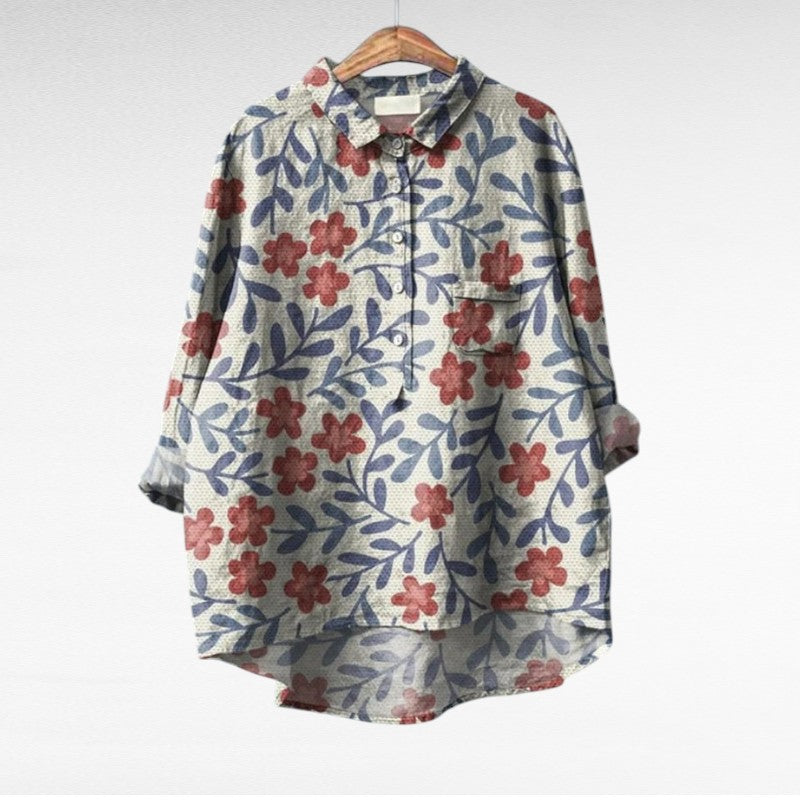 Claire stijlvolle zomerblouse