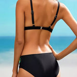 Split-Bikini met kleurverloop